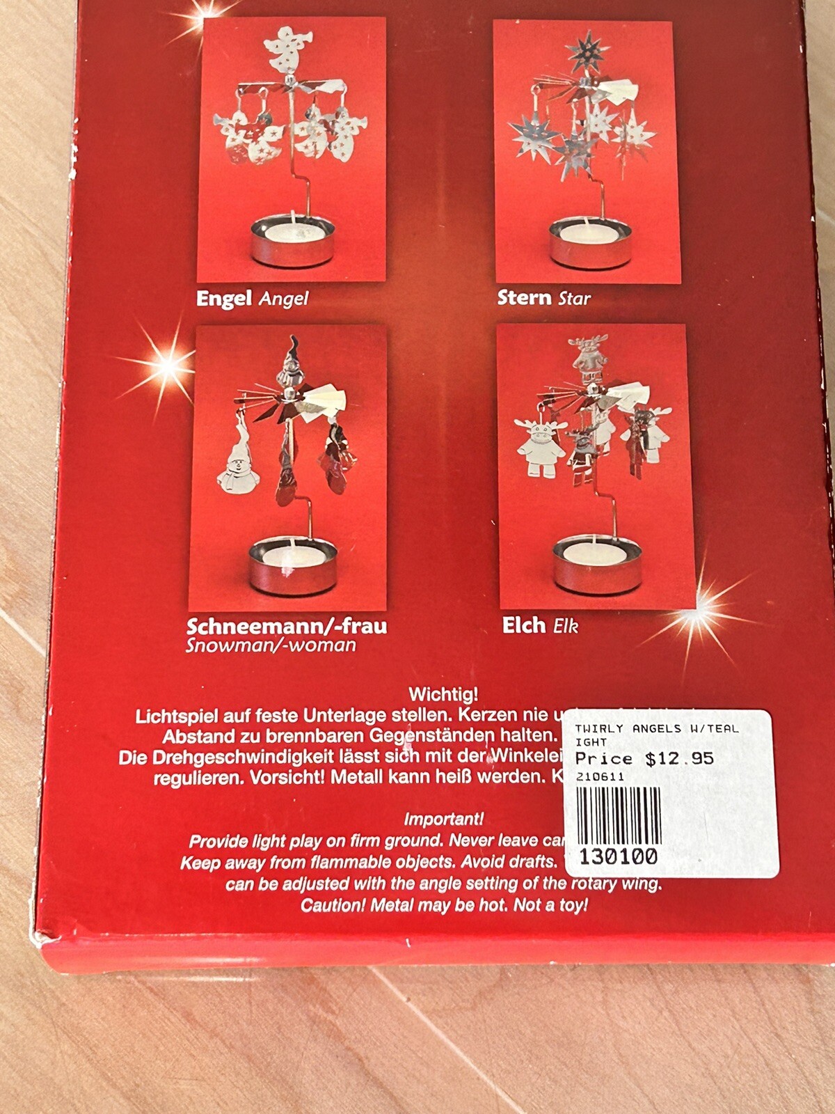 Tealight Iron Rotary Ornaments Christmas Spinning Candle Angels eBay