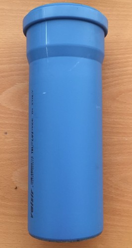 HT Rohr Abfußrohr mit Steckmuffe und Gummidichtung DN 110