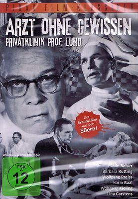 DVD NEU/OVP - Arzt ohne Gewissen - Privatklinik Prof. Lund (1959)