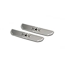 DV8 Offroad D-JL-180014-STR2 Front Sill Plates with "Since 1942" Logo