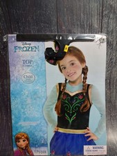 Disney Frozen Anna Costume Top Halloween Dress Up Princess Child Small 4-6