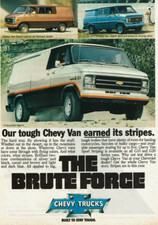Vintage Print Ad 1979 Chevrolet Chevy Van Sport Nomad Trucks The Brute Force