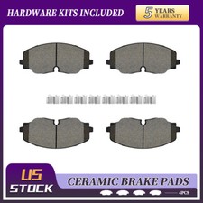 Front Ceramic Brake Pads Set For 2018-2025 Volkswagen Atlas/Atlas Cross Sport