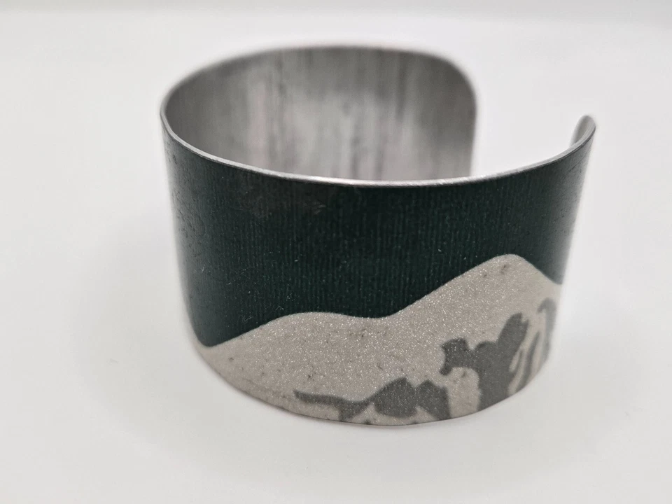 Colorado Cuff 手镯 手工制作 升级车牌,二手 — 第 2/4 张图片