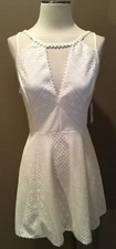 Anthropologie Free People 12 Sleeveless Ivory Dress W Cutout Décolleté & Back￼