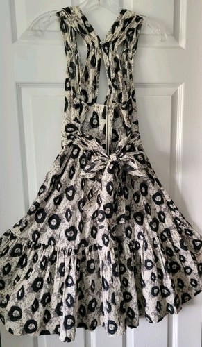 Vestido halter Anthropologie Plenty by Tracy Reese nuevo sin etiquetas talla 8 negro blanco - Imagen 6 de 6