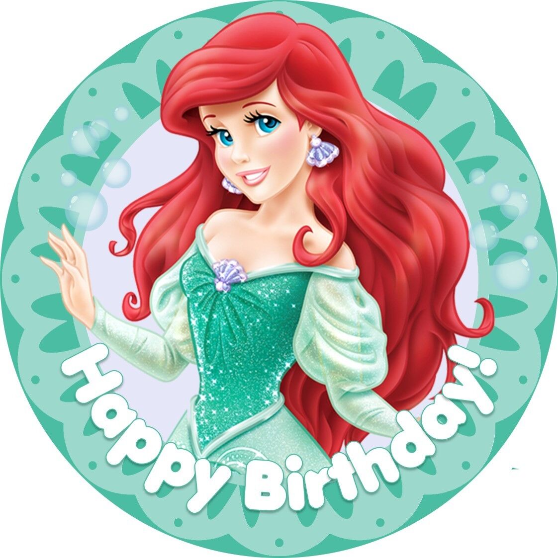 Little Mermaid Cake Topper Princess Topper Mermaid Birthday 