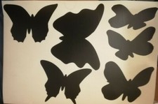 adesivi stickers tuning farfalle auto