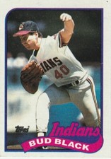 FREE SHIPPING-MINT-1989 Cleveland Indians Topps Baseball #509 Bud Black-2 cards