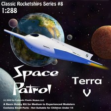 Space Patrol Terra V 1/288 Scale Classic Rocketship Model Kit 18sfp219