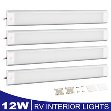 4X 12V 80V Led RV Ceiling Dome Light LED Interior Lighting for Trailer Camper RV