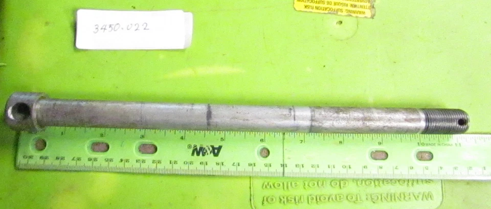 Eje de rueda trasera Montesa 250 Cappra MX p/n 3450.022 y 34.50.022 #2 63M 1971-72 Foto 4 de 4