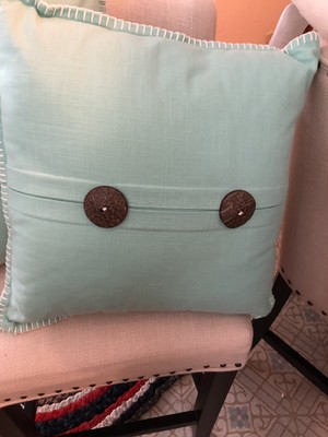 pier one blue pillows
