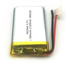 50Pcs Rechargeable 3.7V 550Mah 502540 Li-Polymer Li Lipo Battery Jst-Ph 2Pin 2.0