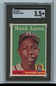 Hank Aaron 1958 Topps #30 Base Price Guide - Sports Card
