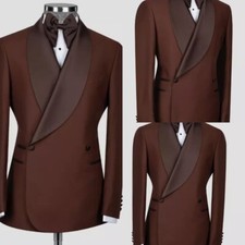 Best Men Suit Double-breasted Dinner Party Banquet Shawl Lapel Tuxedos For Men