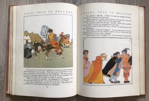 1926 Geschichten erzählt in Holland Vintage Buch illustrierte Kindergeschichten USA Druck - Bild 10 von 12