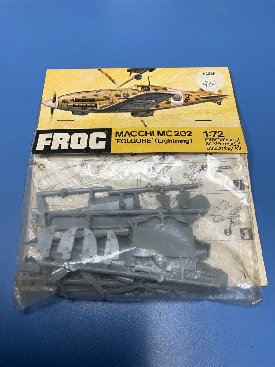 Vintage FROG 1/72 Macchi MC-202 FOLGORE (Lightning) | eBay