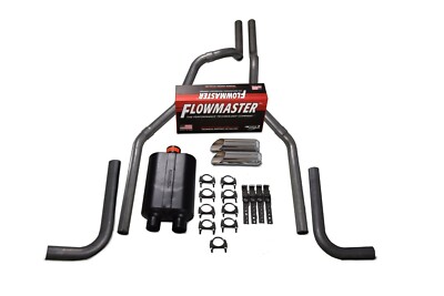 04-14 Ford F-150 Truck 2.5'' Dual Exhaust Flowmaster Super 40 Side Exit Slash Tip