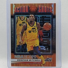 2018-19 Panini Hoops Basketball Donovan Mitchell Action Shots Foil