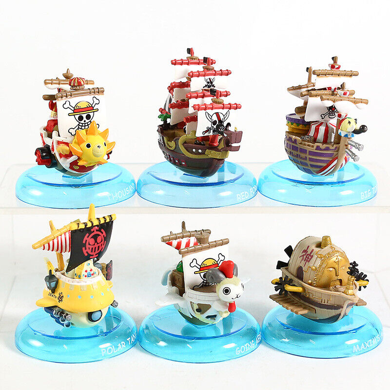 Bandai One Piece Thousand Sunny Going Merry Boat PVC Action Figure Pirate  Model Ship Toy Assemble Collection Doll Gift For Kids