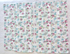 NEW 2 JCP Smooth Touch Percale Cotton Blend Floral Queen Pillowcases Cottage
