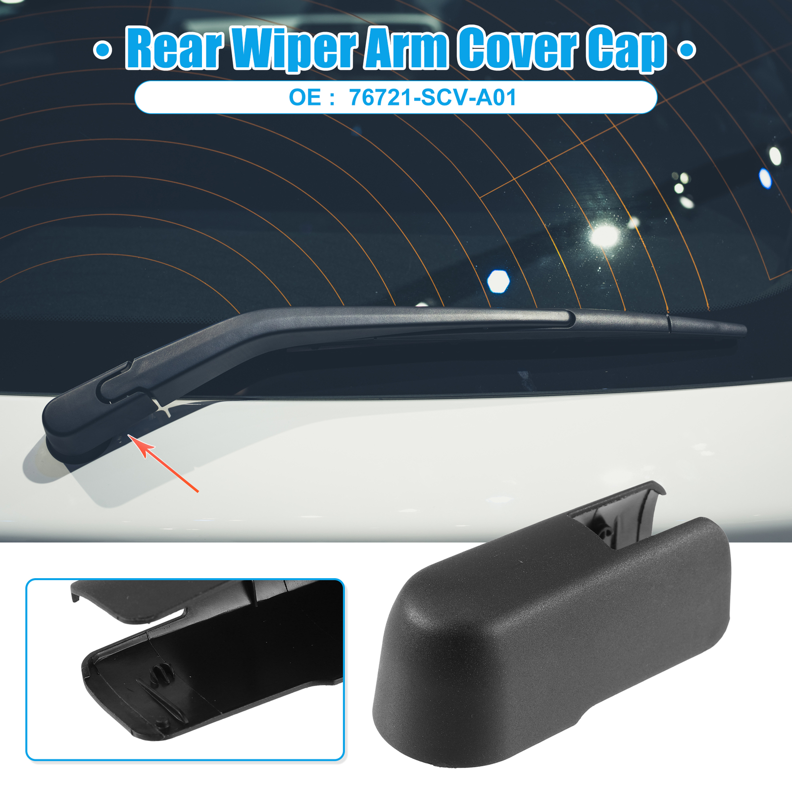 Joint De Capot Avant Pour Toyota RAV4 2013-2018 - Réf. 53866-42020 - Noir ABS - Protection Contre Poussière Et Débris