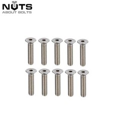 Image of M8 x 70mm A2 STAINLESS STEEL COUNTERSUNK BOLT CSK ALLEN KEY SOCKET SCREWS