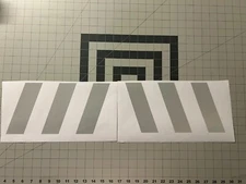 Reflective Chevron Car Decal 12" x 6" (Set 1 Left & 1 Right)