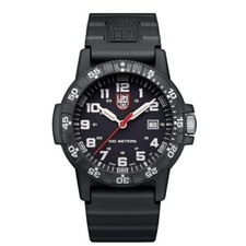 Luminox Leatherback SEA Turtle Giant 44 mm Outdoor Watch- Black/White Dial