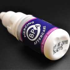 BPA Safe Solutions&trade; Piercing Aftercare | Ear Lobe Gauge Stretching Aftercare