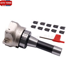R8 FMB27 Arbor 400R-80-27-6T Face End Mill Shell Cutter + 10Pcs APMT1604 Inserts