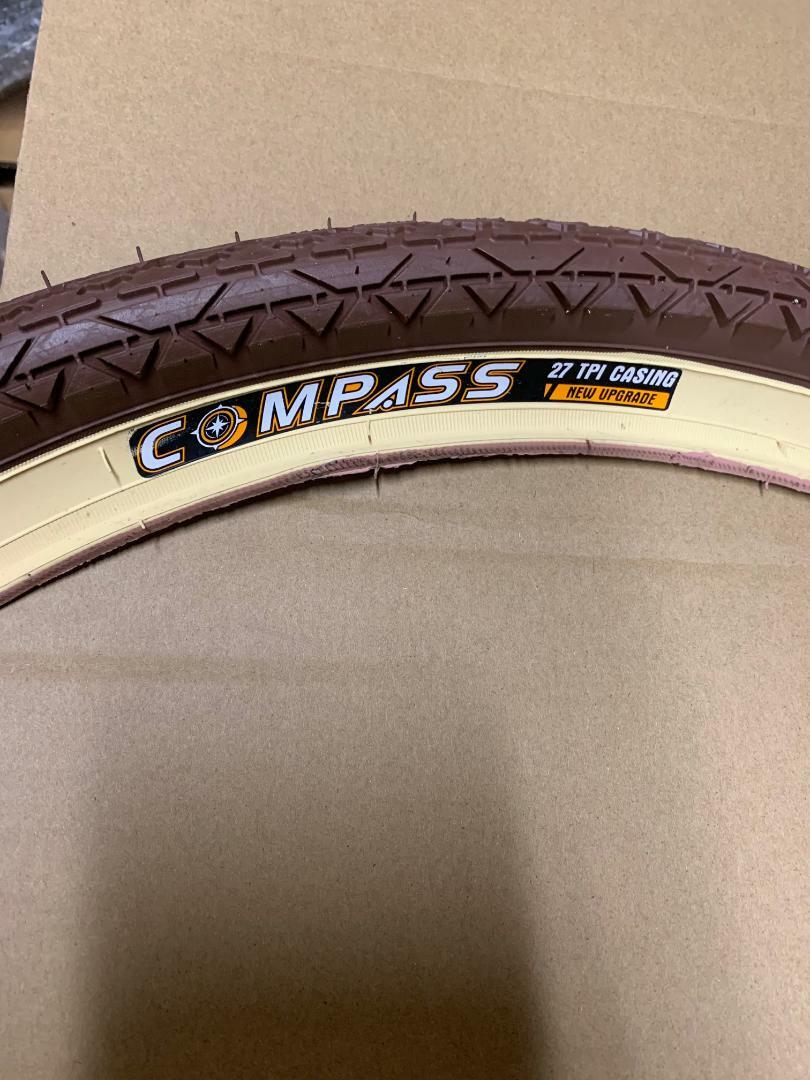 2-Tires 2-Tubes 26" x 2.125 Blue w/White Wall Cruiser Lowrider BMX Bikes
