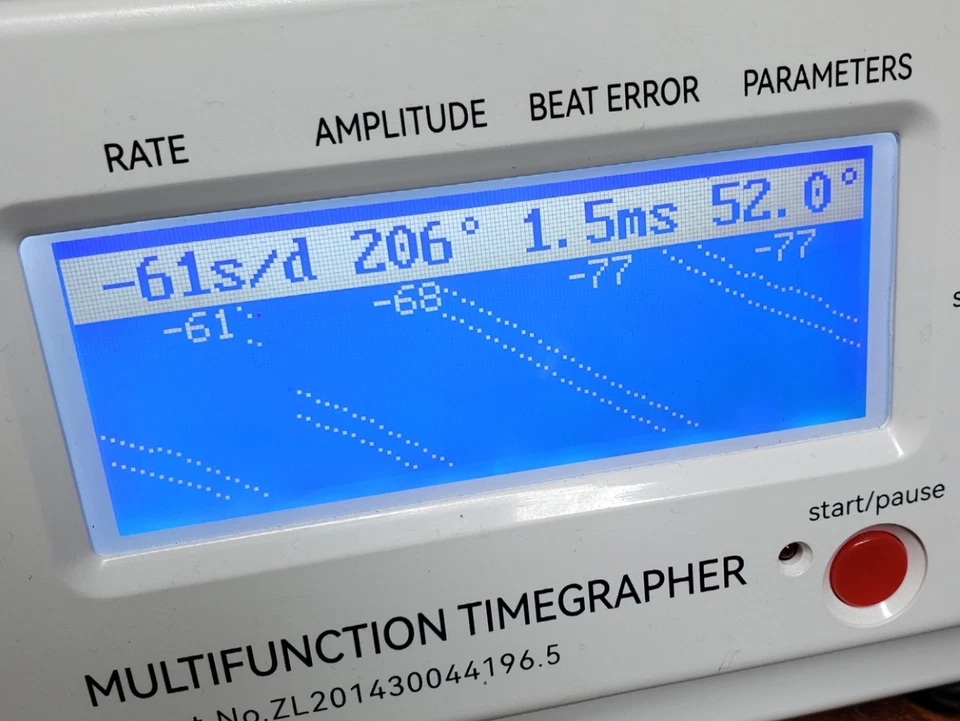 Pierce Vintage 1940s Mono-pusher Chronograph Watch Tachymeter Telemeter Dial - Image 2 of 4