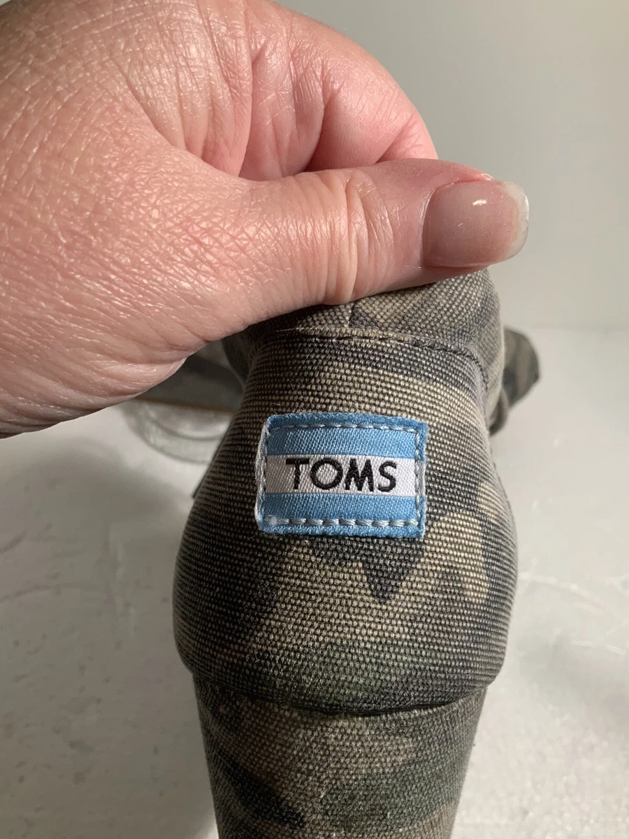 Toms hotsell camo wedges