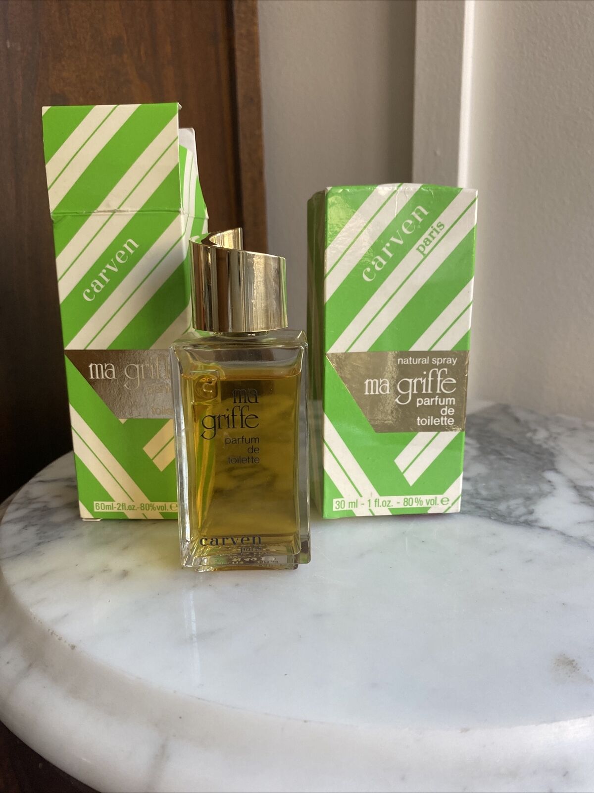 Ma Griffe by Carven Parfum De Toilette Spray 3 oz Vintage Formula set box