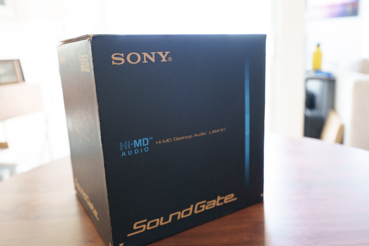 箱付き　美品　SONY Hi-MD Desktop Audio LAM-X1 MD Community Page: Sony LAM-X1
