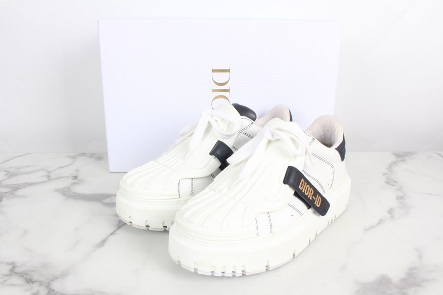 【DIOR】Dior-ID スニーカー Dior ID Sneakers White Black 36 132432151 | eBay