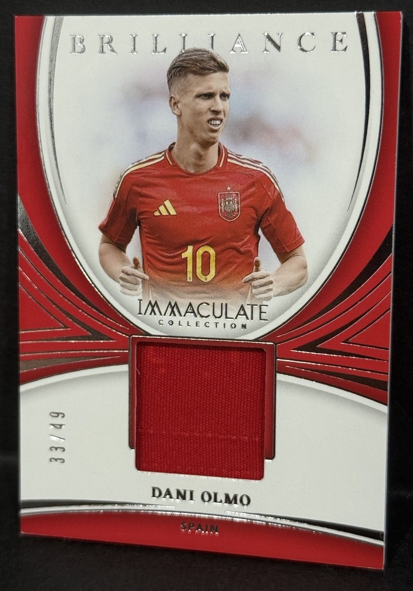 2024-25 Panini Immaculate Soccer Spain Dani Olmo Brilliance Patch