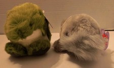 Swibco Puffkins Whiskers Walrus and Albert Gator Stuffed Animals Vintage W Tags