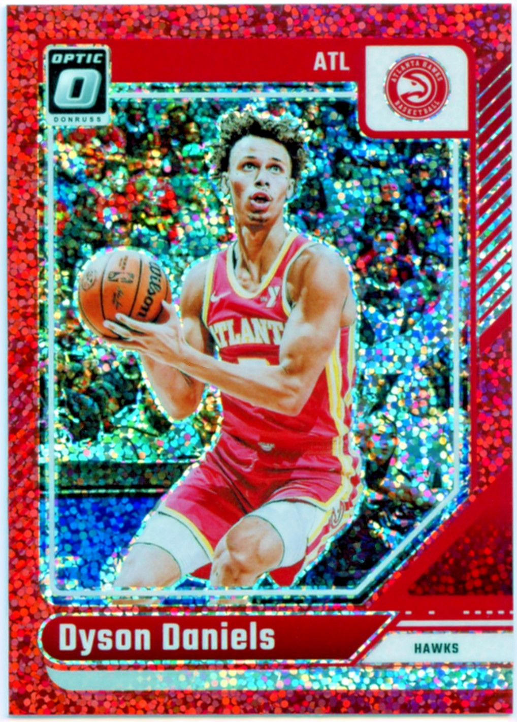 2024-25 Panini Donruss Optic Red Sparkle Prizm Dyson Daniels #56 - SSP Exclusive