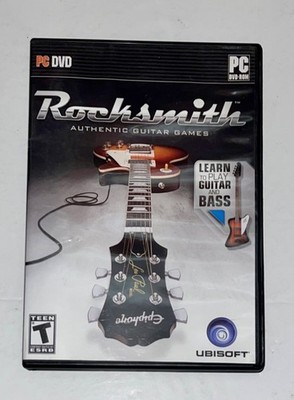 Rocksmith PC Game 2012 UNTESTED Learning  Guitar Bass Game w/ Manual & Stickers