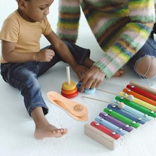 2 Pcs Musical Spoon Spoons Kids Castanets Instrument Montessori Toys