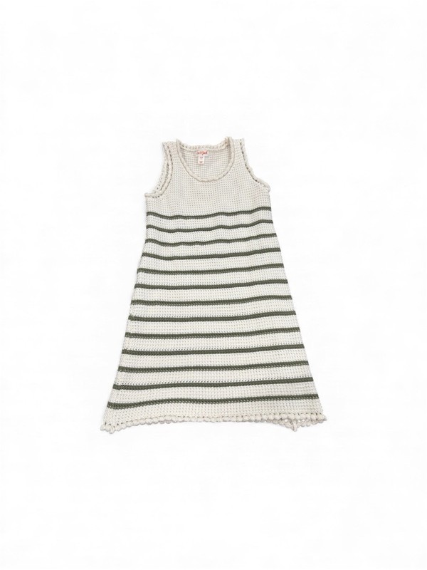 Cat & Jack Girls' Striped Dress - Size M (8)