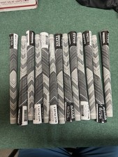 Golf Pride MCC Plus 4 Standard Gray Black Rubber Golf Club Grips Set of 13