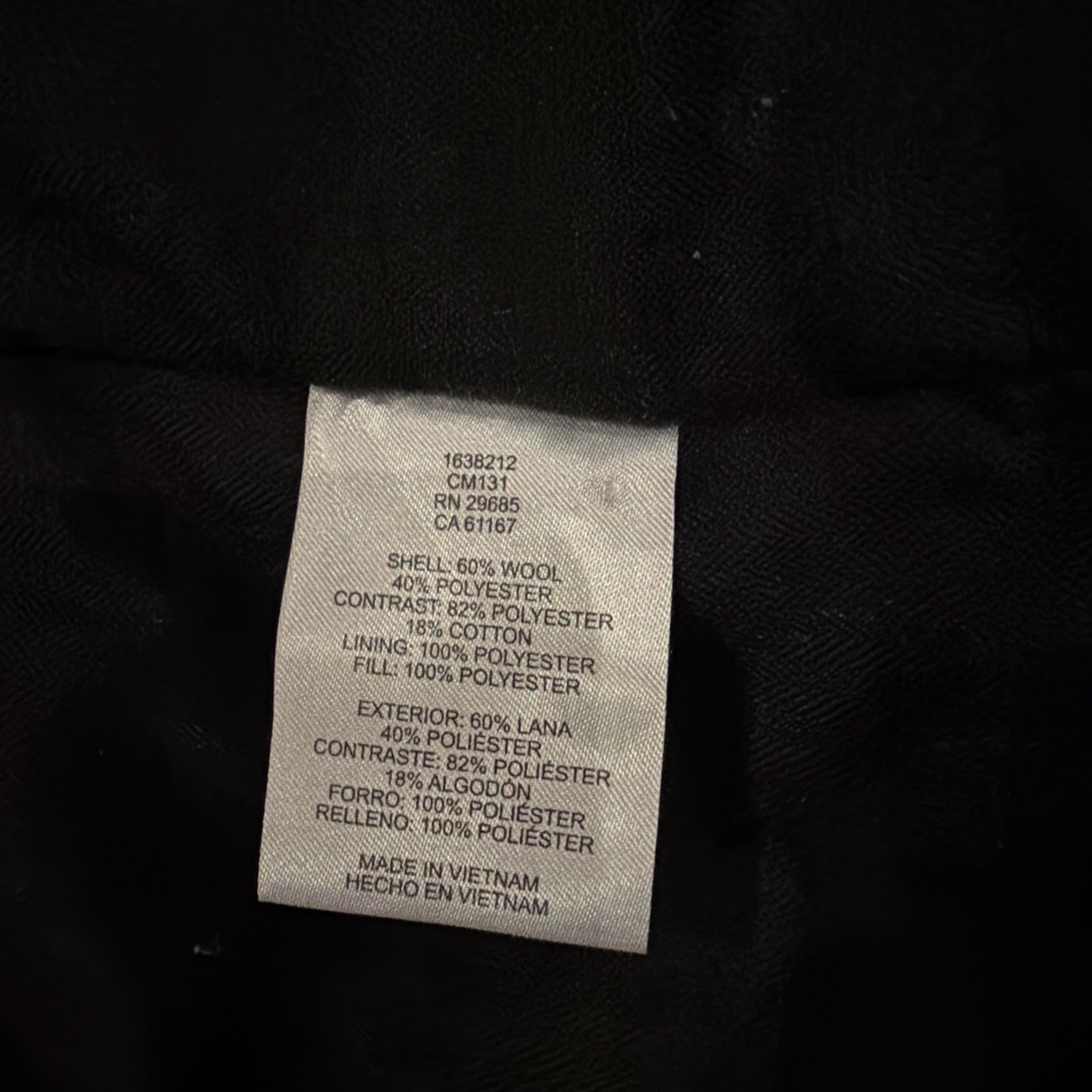 Pendleton Wool Blend Striped Jacket Size Large - image 5