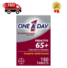 One A Day Proactive 65 Plus Multivitamins Supplement 150 Tablets Men Women 65+