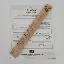 Westrim Minitree Branch Looper & Instructions 8870 Beaded Christmas Tree 1985