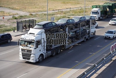 LKW Foto Sitrak Autotransporter Kasachstan weiß #w0bz
