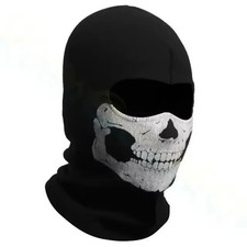 Motorcycle Balaclava Full Face Mask Ghost Skull Hood Halloween CS Cover